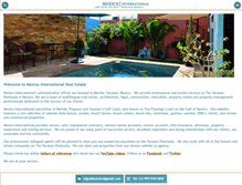 Tablet Screenshot of mexintl.com